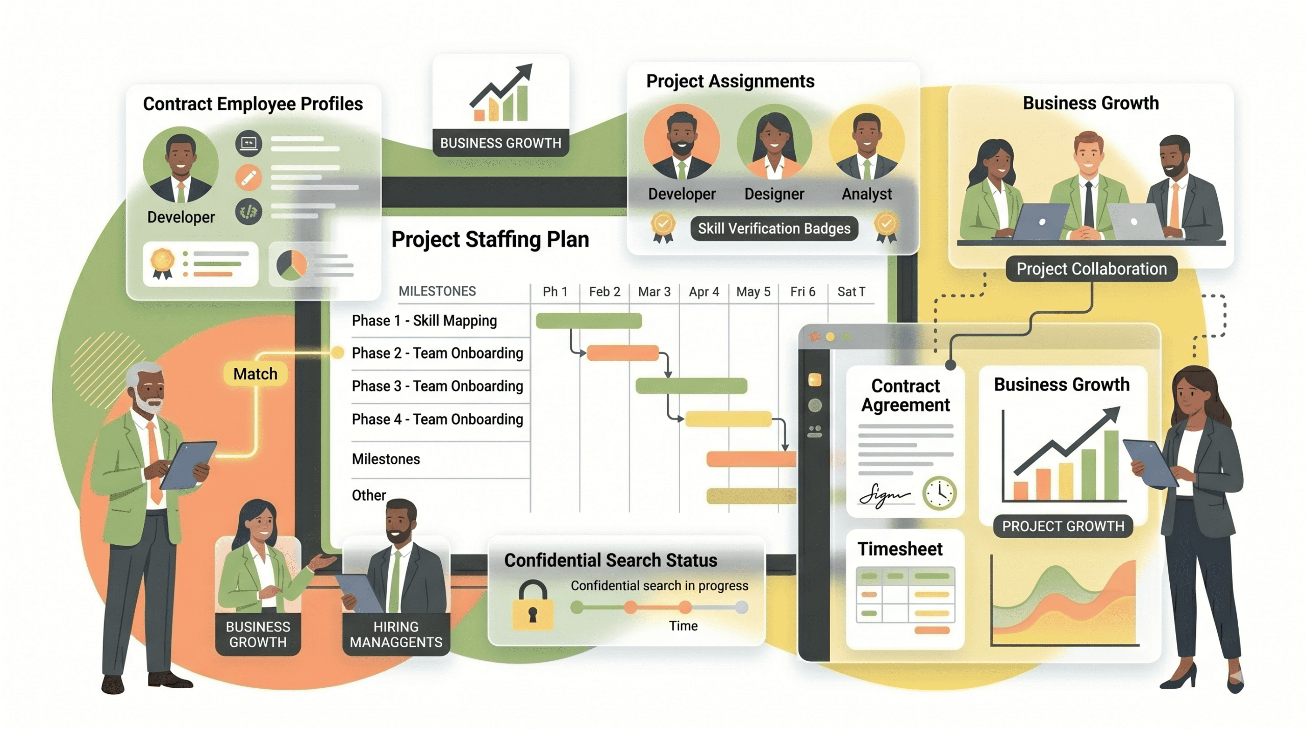 Home contract staffing